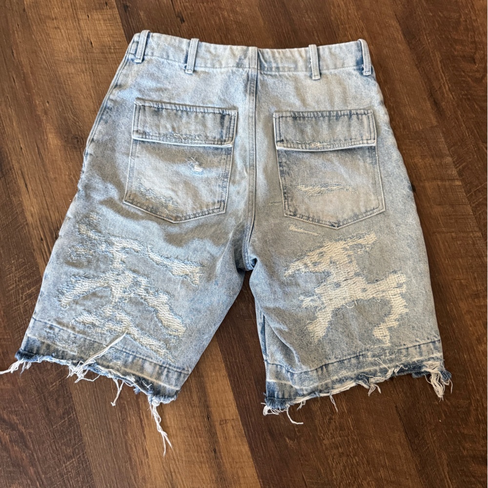 Givenchy Denim Cargo Bermuda Shorts 30 - Picture 9 of 15